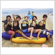 愛知の「Beach Concierge」でのマリンスポーツ&バーベキューの様子