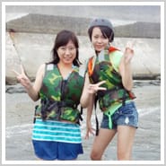 愛知の「Beach Concierge」でのマリンスポーツ&バーベキューの様子