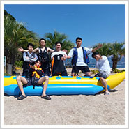 愛知の「Beach Concierge」でのマリンスポーツ&バーベキューの様子